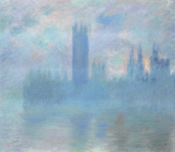 Claude Monet Houses of Parliament London c.1900-01 Art Institute of Chicago Mr. and Mrs. Martin Ryerson Collection